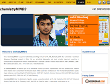 Tablet Screenshot of chemistryminds.com
